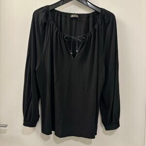 $1600 Value Loro Piana Clio Crepe Jersey Blouse